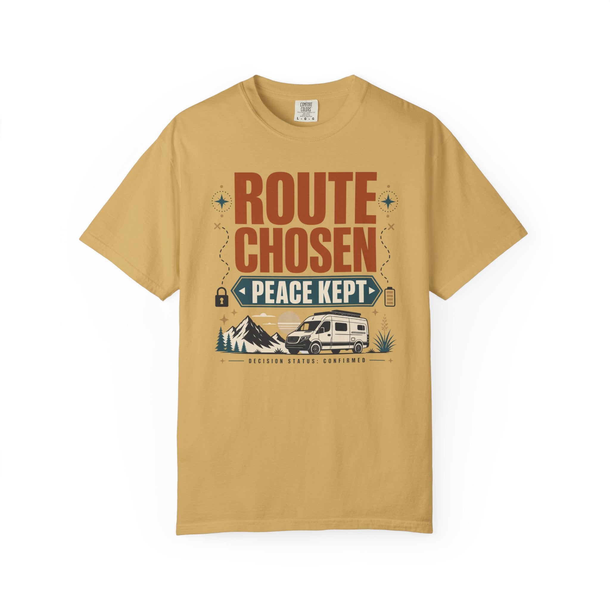 Route Chosen Peace Kept - T-Shirt