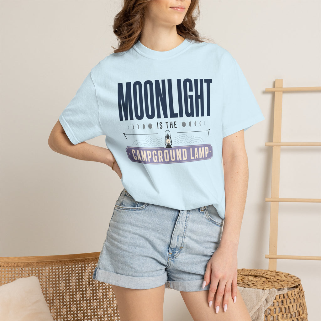 Moonlight Is The Campground Lamp - T-Shirt