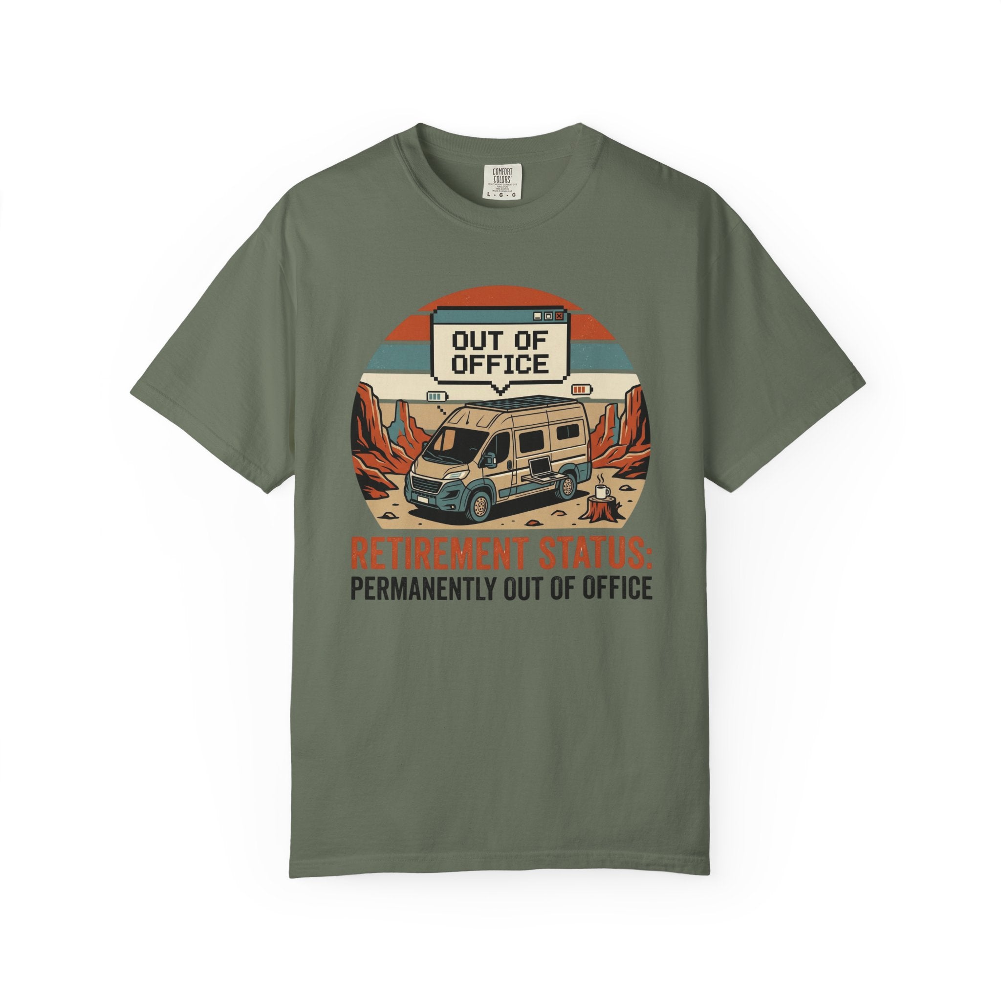 Retirement Status Permanently Out Of Office - T-Shirt