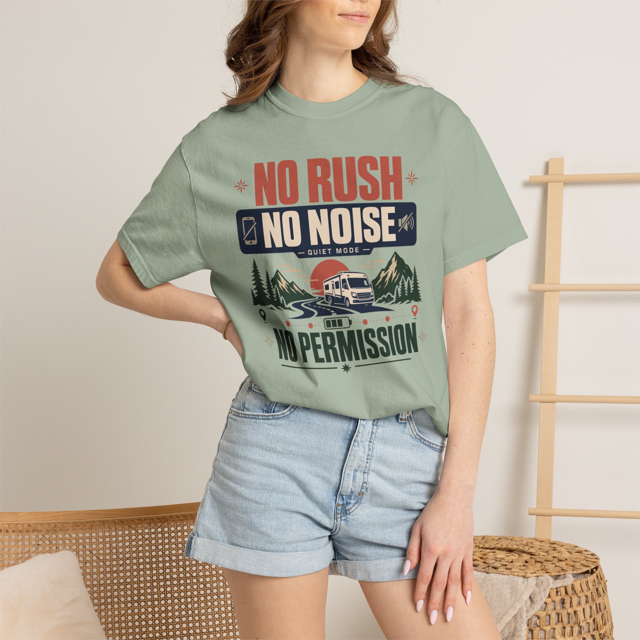 No Rush No Noise No Permission - T-Shirt