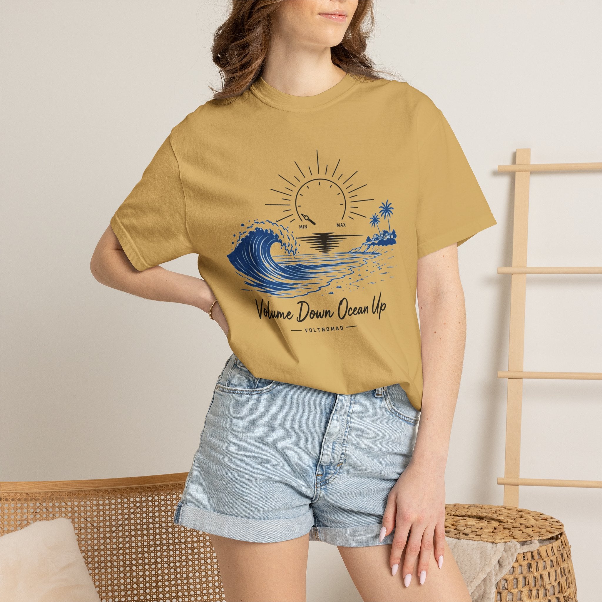Volume Down Ocean Up - T-Shirt
