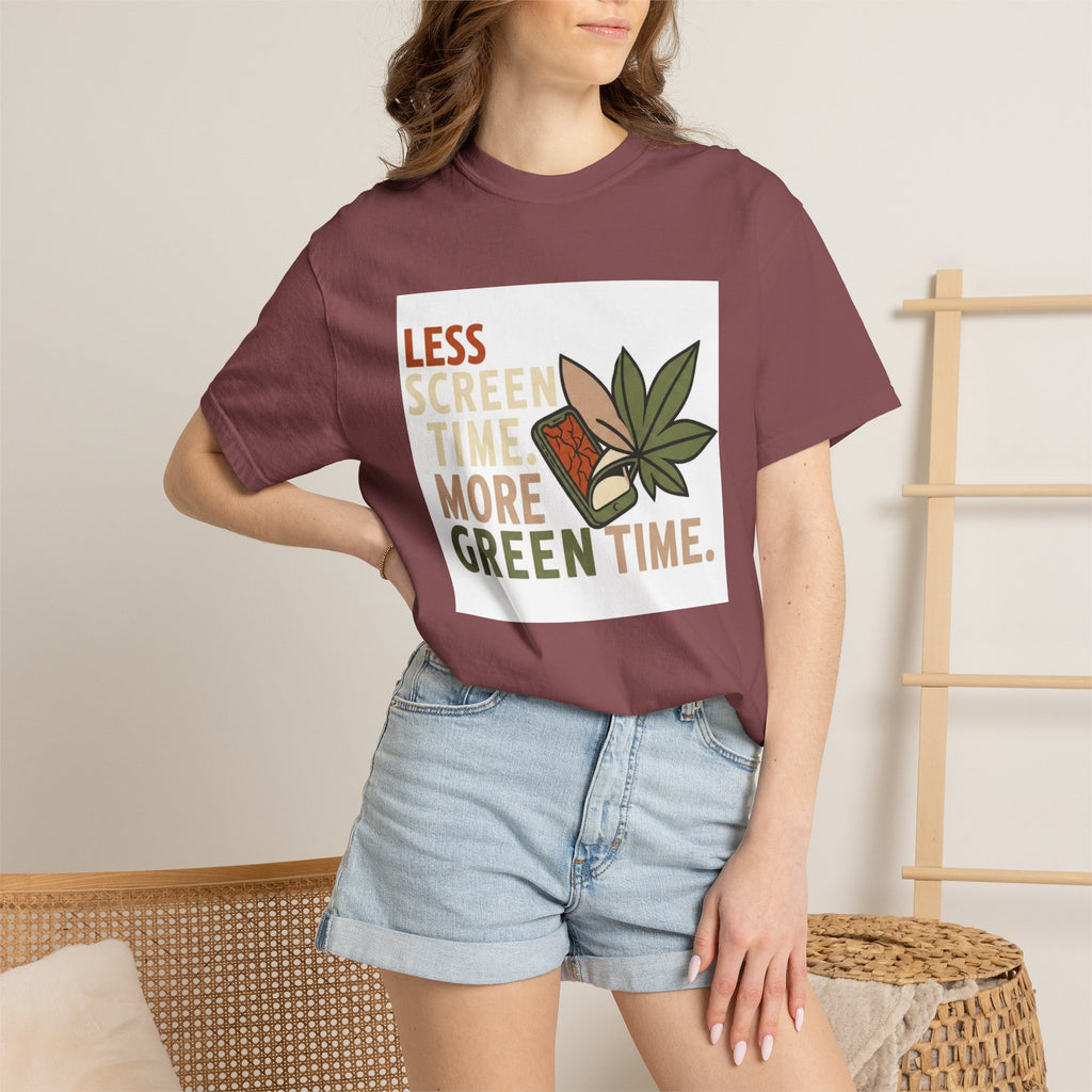 Less Screen Time More Green Time - T-Shirt