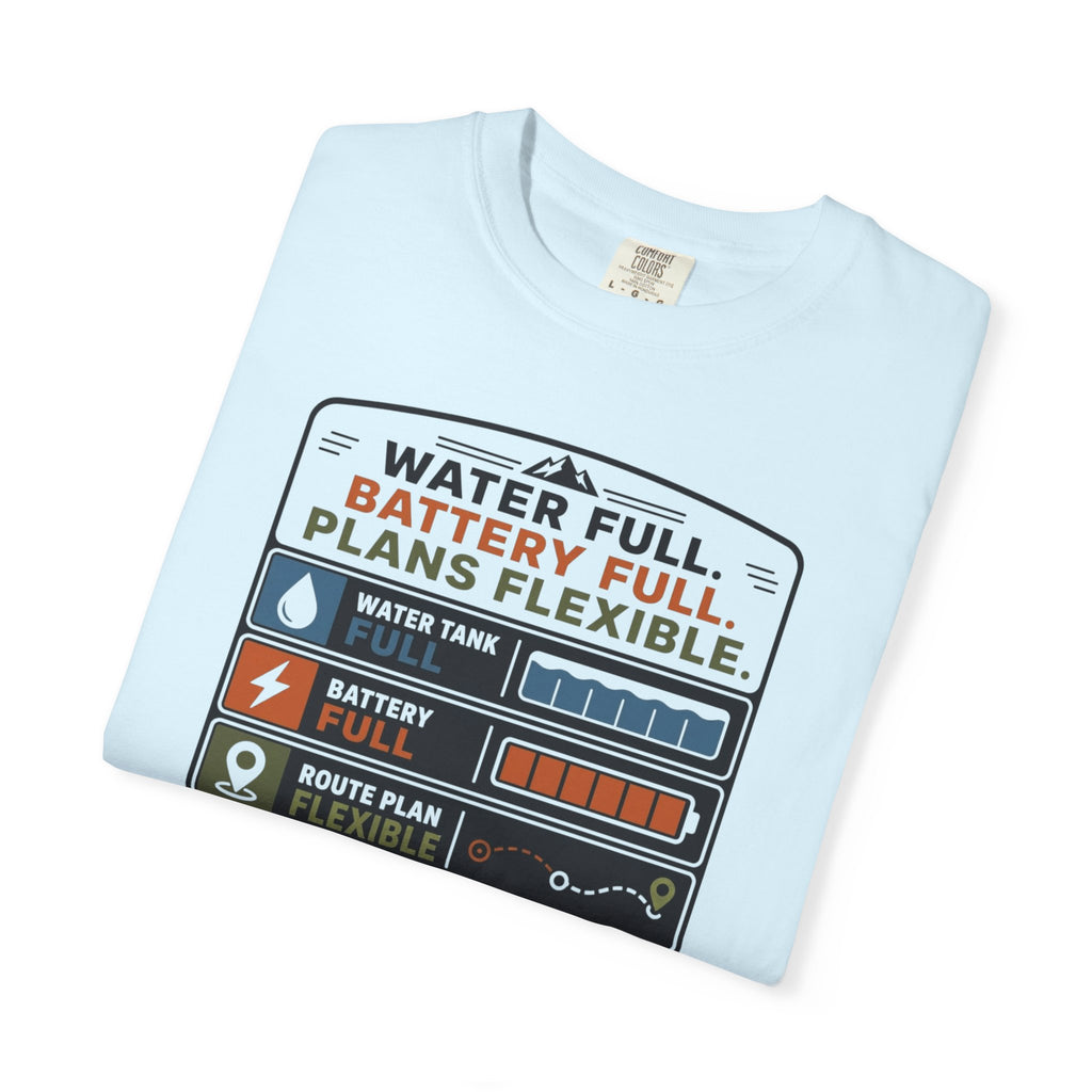 Water Full Battery Full Plans Flexible - T-Shirt