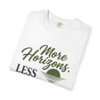 More Horizons Less Headlines - T-Shirt