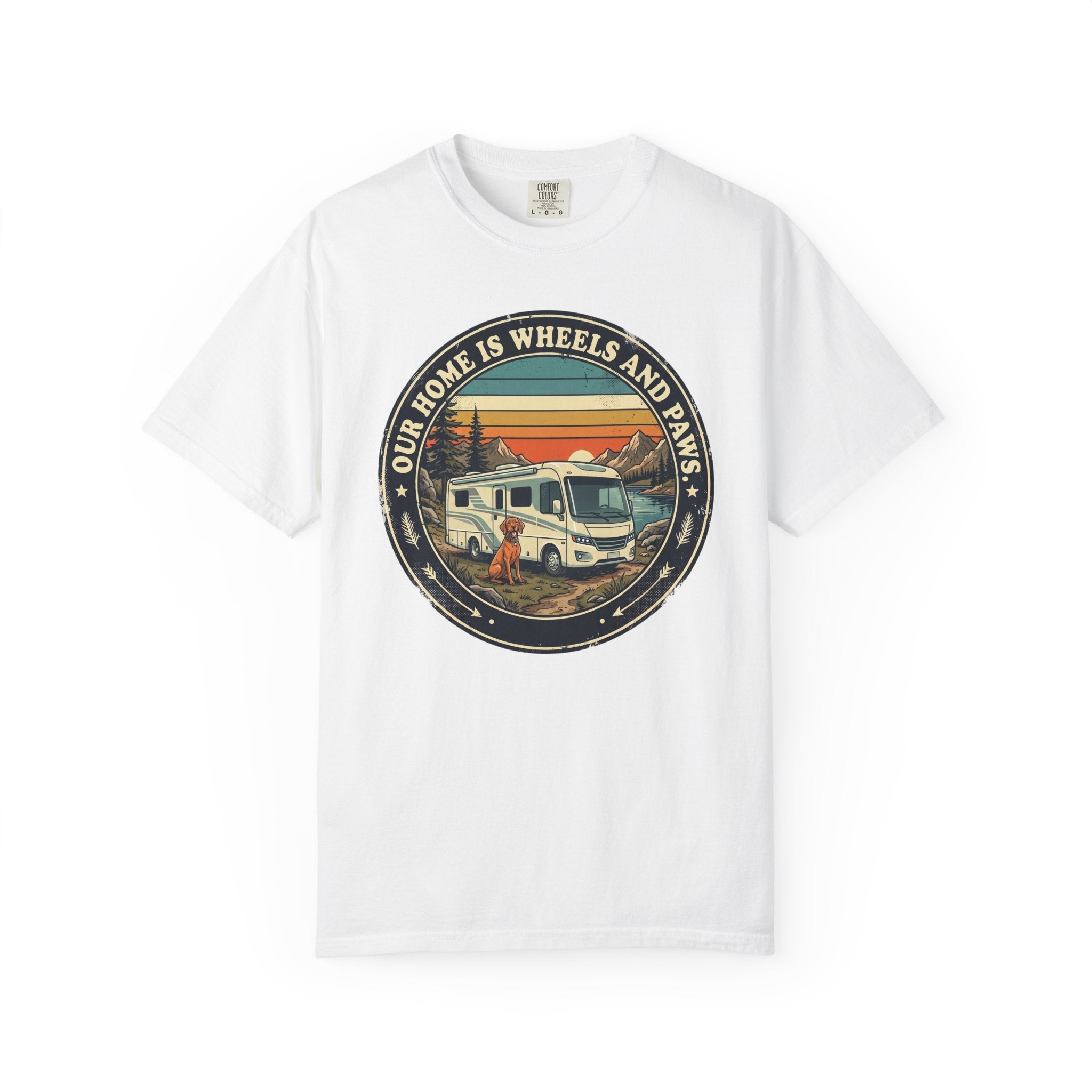 Our Home Is Wheels And Paws - T-Shirt