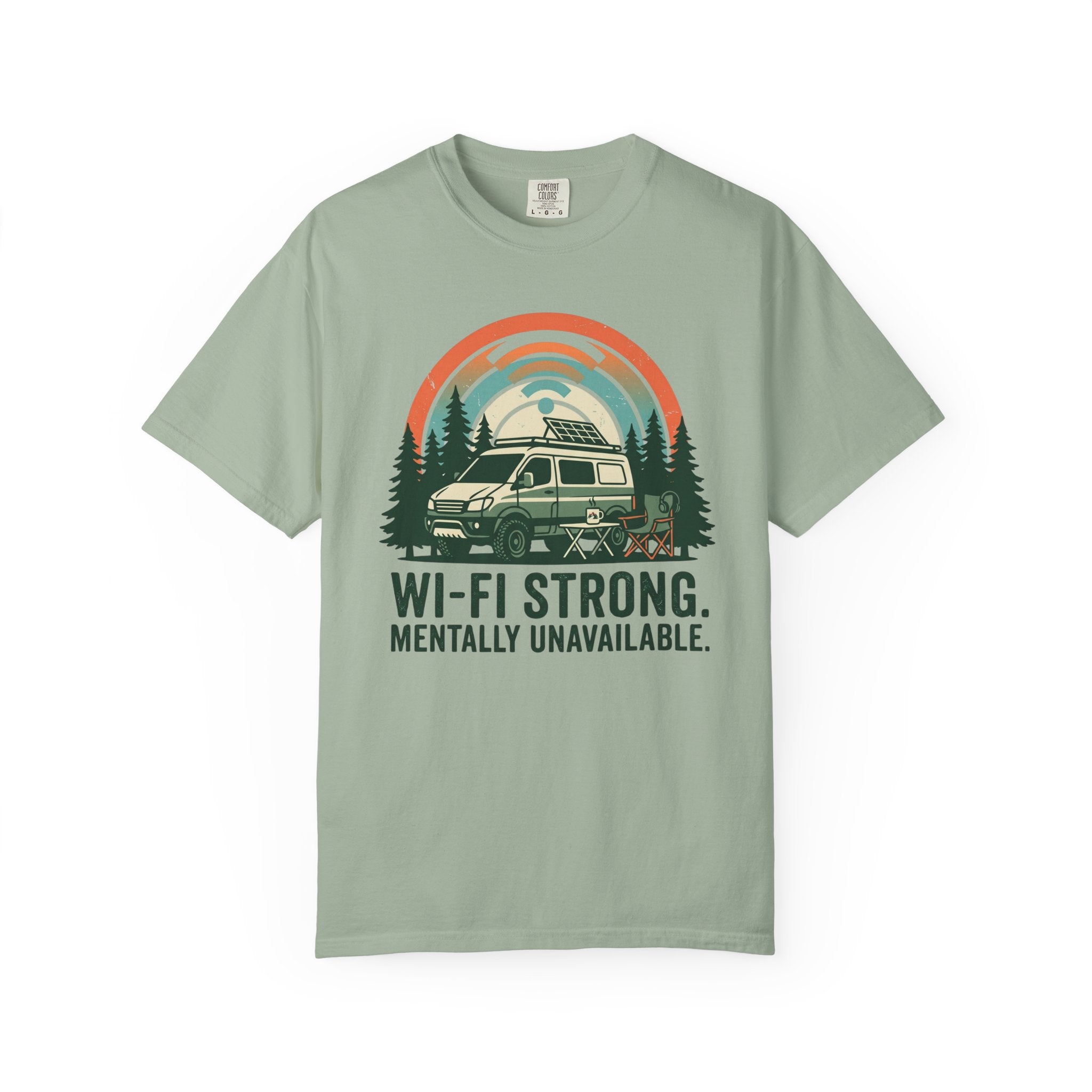 Wifi Strong Mentally Unavailable - T-Shirt