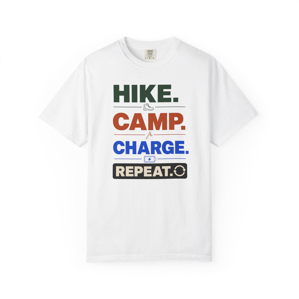Hike Camp Charge Repeat - T-Shirt