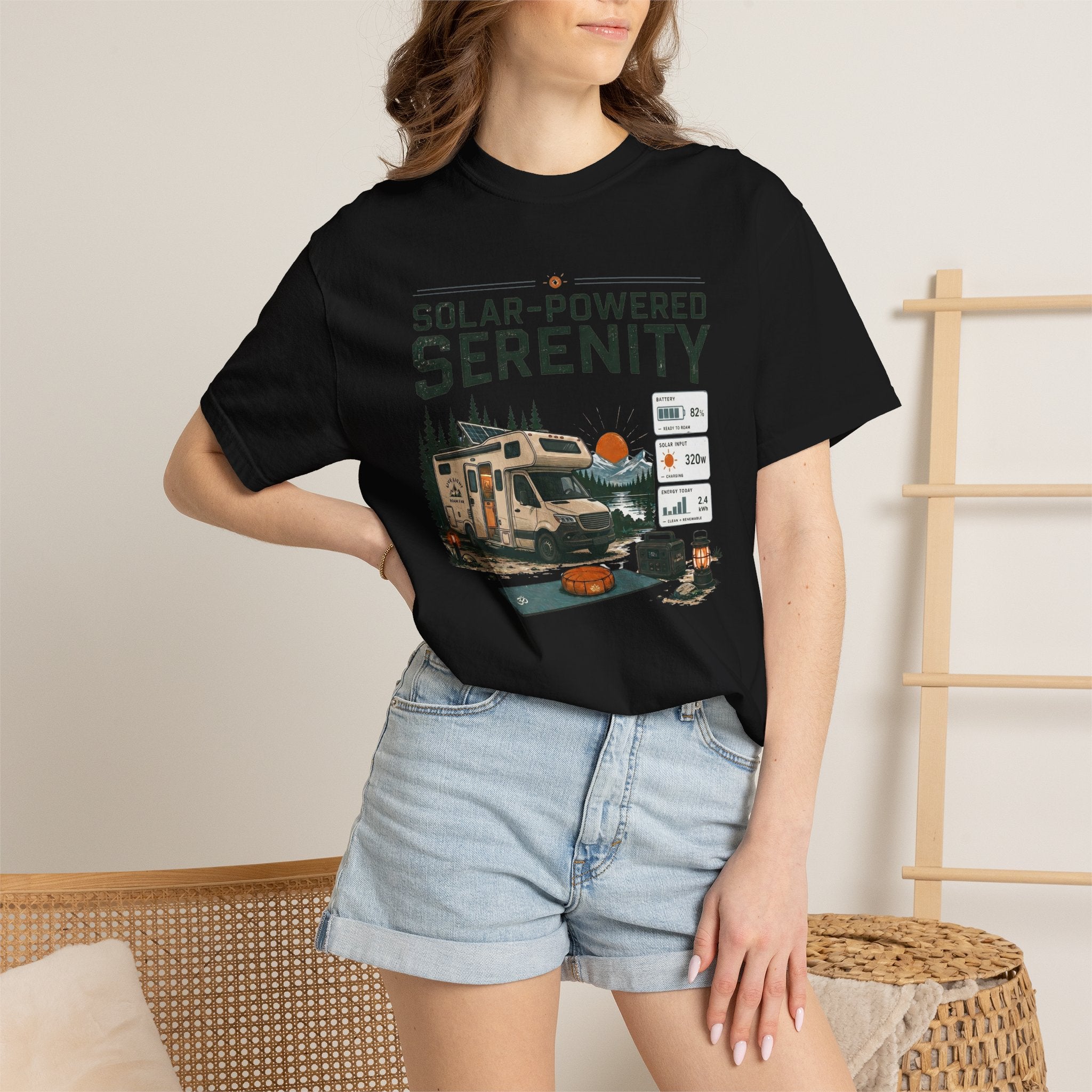 Solar-Powered Serenity - T-Shirt