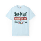 Self Reliant With A Window Seat Dog - T-Shirt