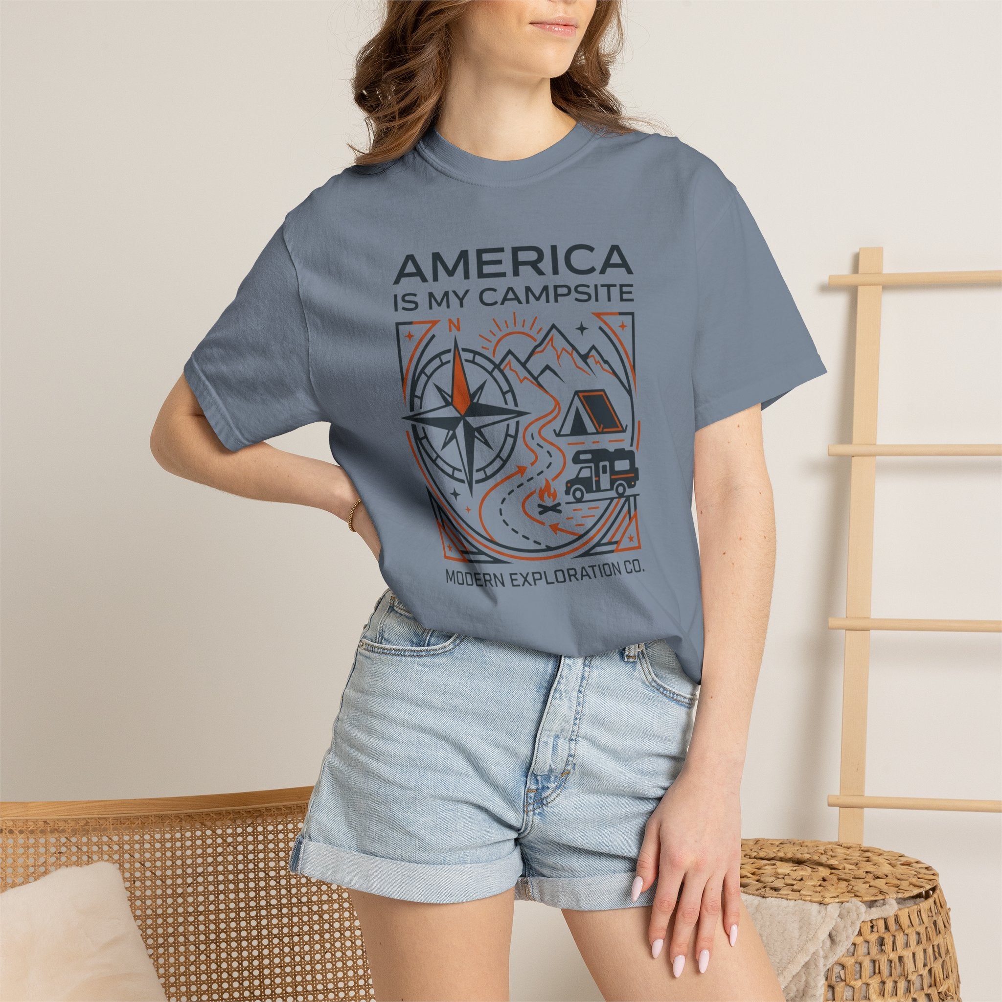 America Is My Campsite - T-Shirt