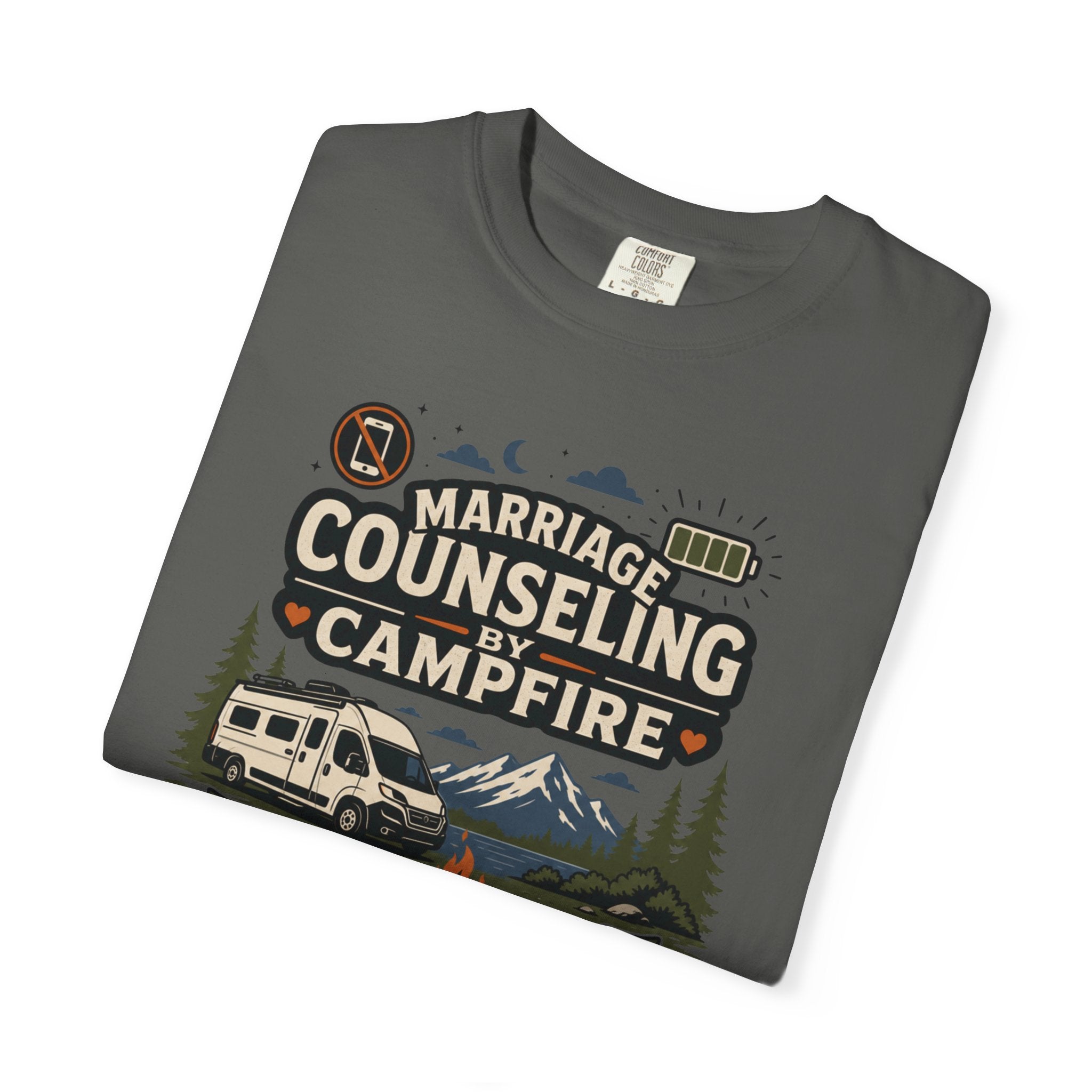 Marriage Counseling By Campfire - T-Shirt