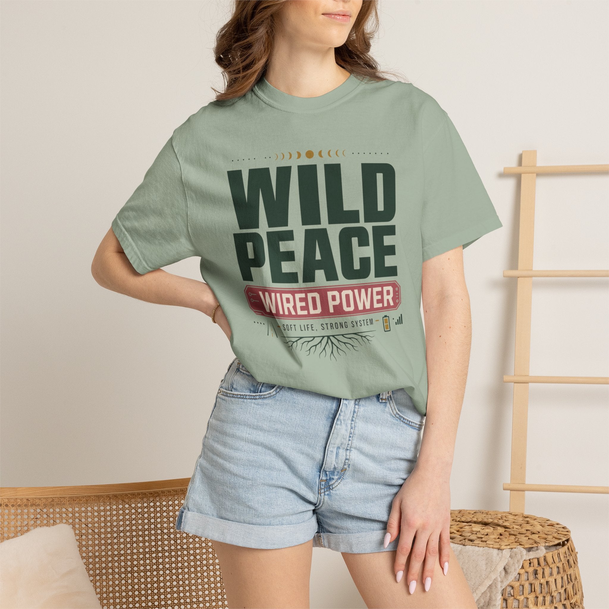 Wild Peace Wired Power - T-Shirt