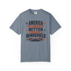America Looks Better Through A Windshield - T-Shirt