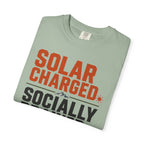 Solar Charged Socially Drained - T-Shirt