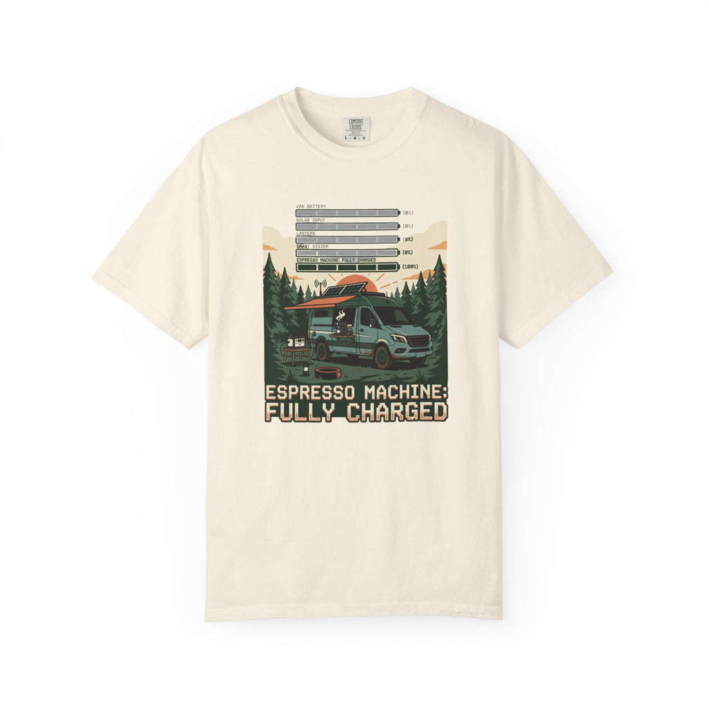 Espresso Machine Fully Charged - T-Shirt