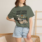 Quiet View Loud Coffee - T-Shirt