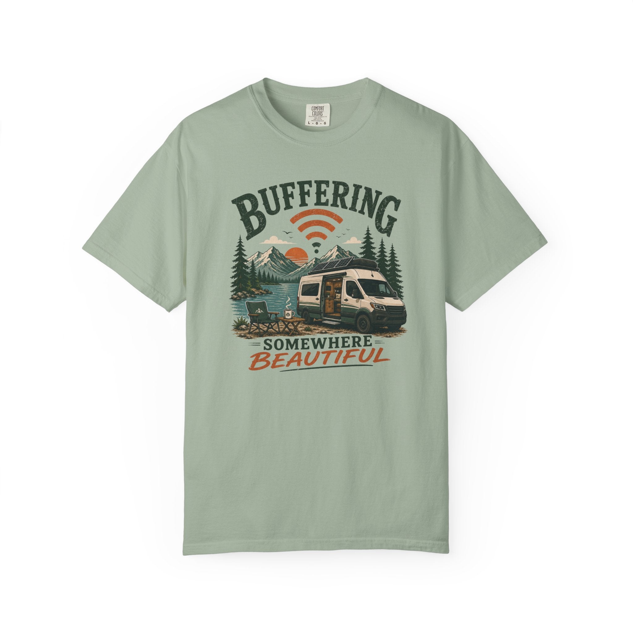 Buffering Somewhere Beautiful - T-Shirt