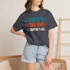 Van Keys Trail Maps Campfire Plans - T-Shirt
