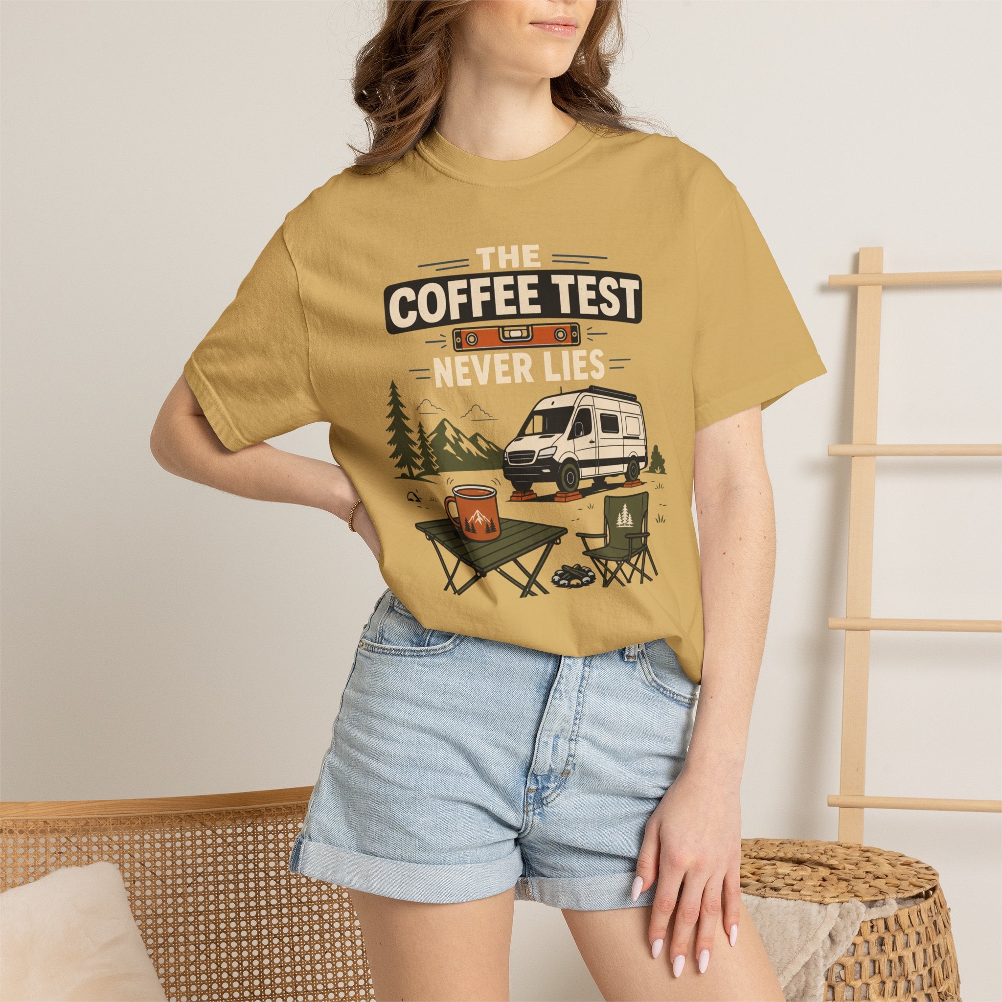 The Coffee Test Never Lies - T-Shirt