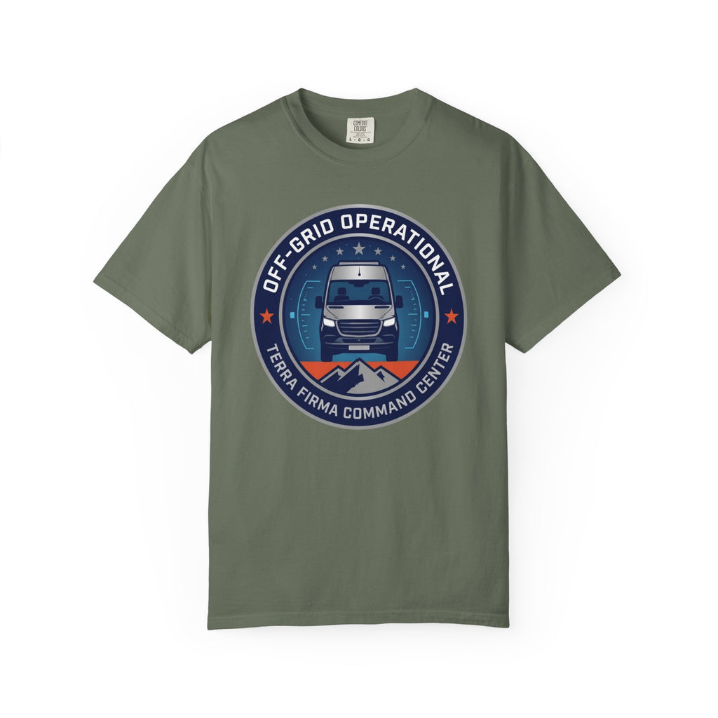 Off-grid Operational Terra Firma Command Center - T-Shirt