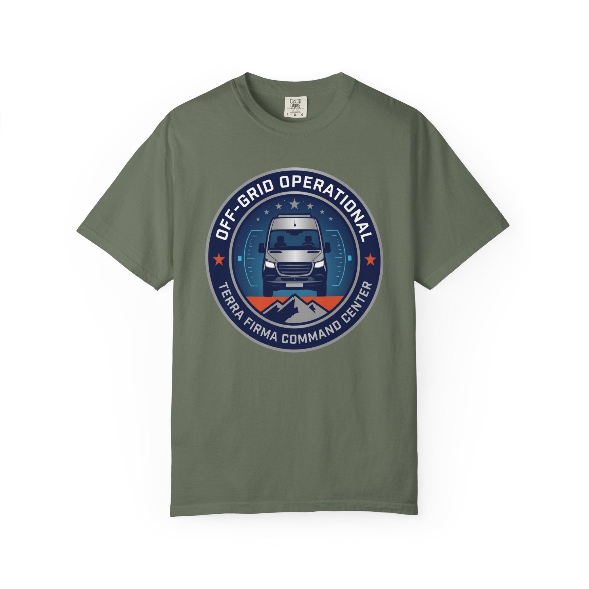 Off-grid Operational Terra Firma Command Center - T-Shirt