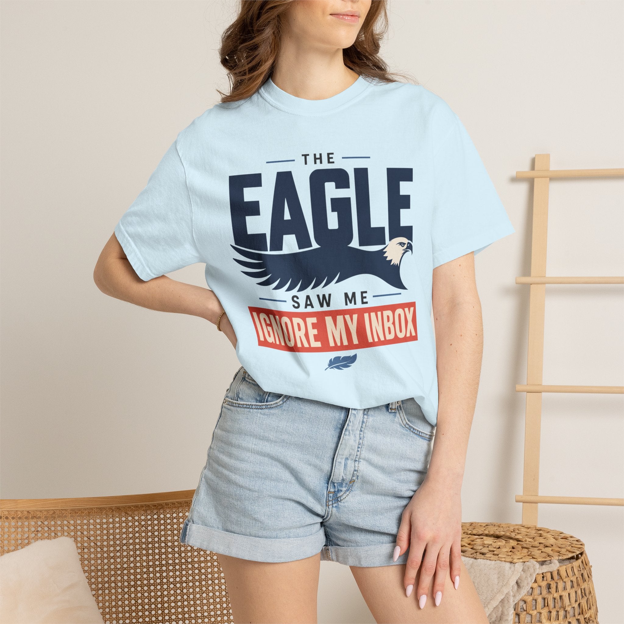 The Eagle Saw Me Ignore My Inbox - T-Shirt