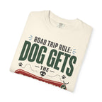 Road Trip Rule Dog Gets The Best View - T-Shirt