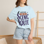 Raven Said Take The Scenic Route - T-Shirt