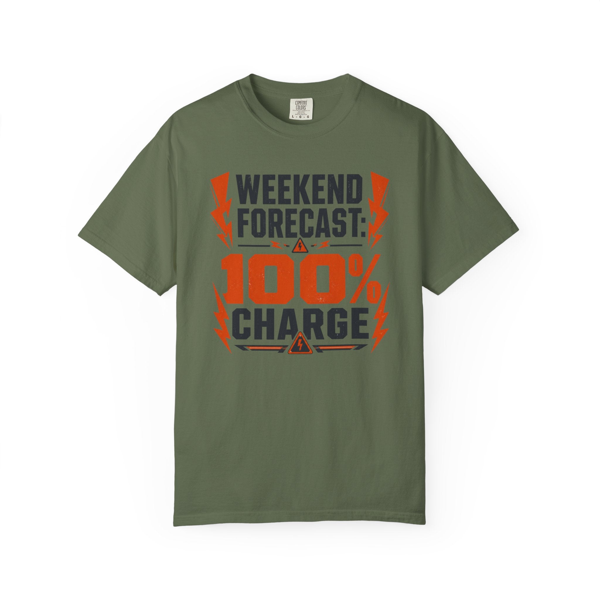 Weekend Forecast 100 Percent Charge - T-Shirt