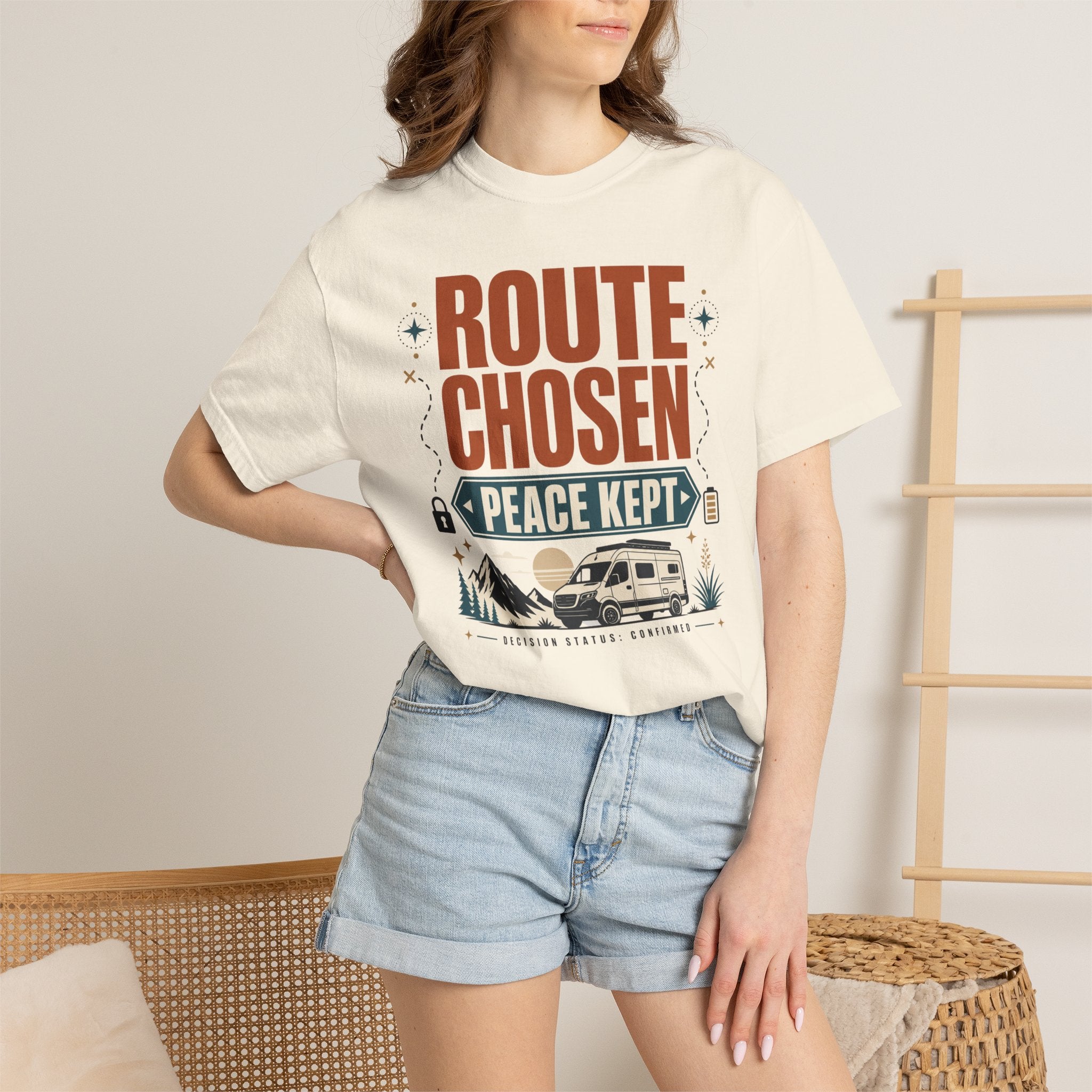 Route Chosen Peace Kept - T-Shirt