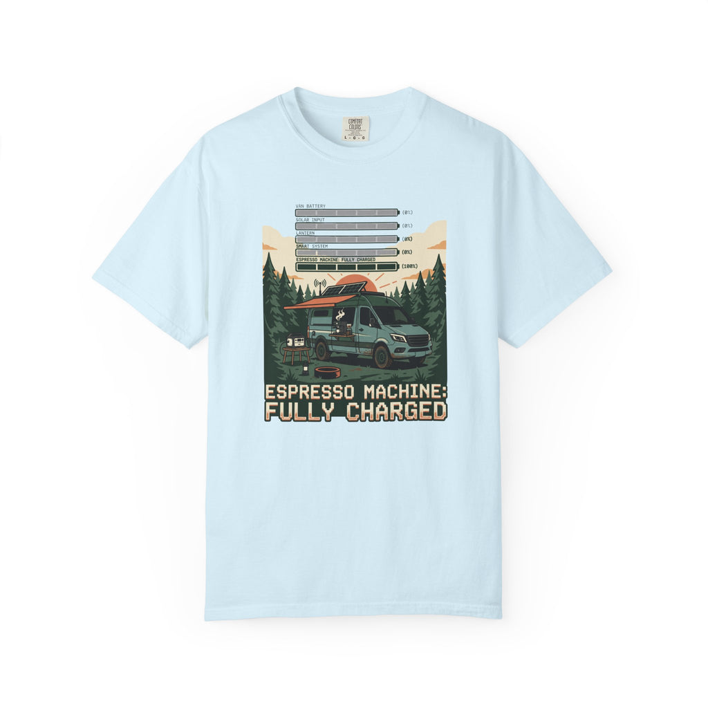 Espresso Machine Fully Charged - T-Shirt