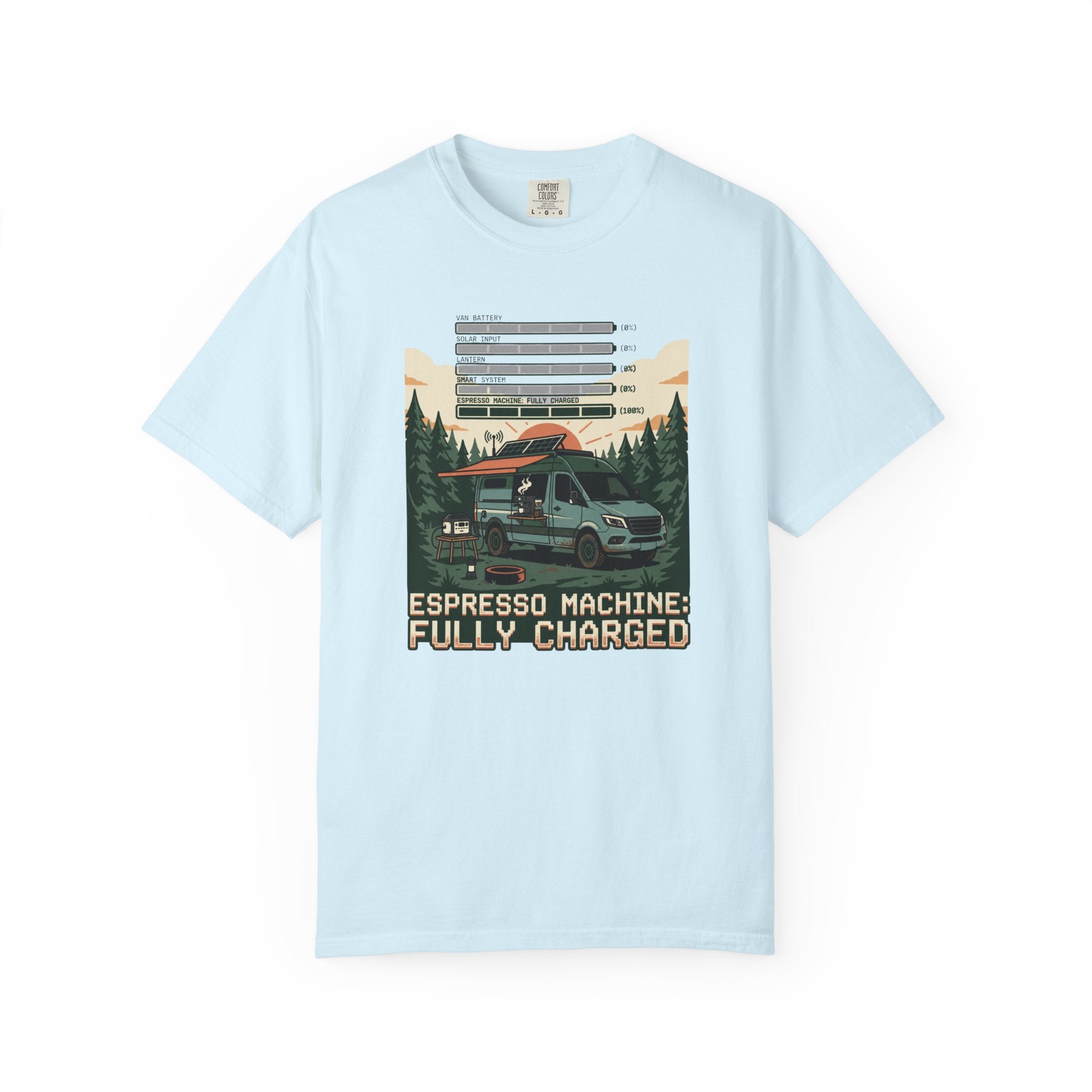 Espresso Machine Fully Charged - T-Shirt
