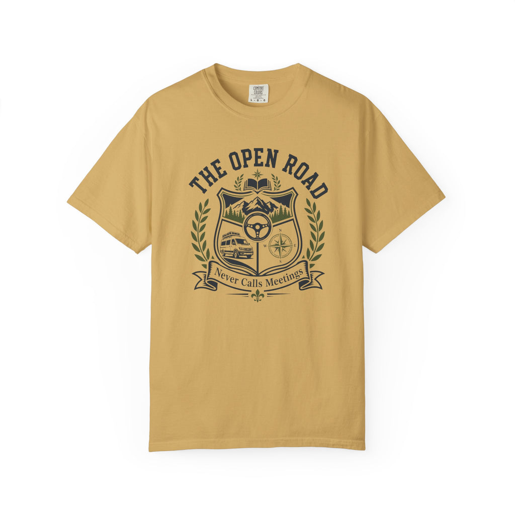 The Open Road Never Calls Meetings - T-Shirt
