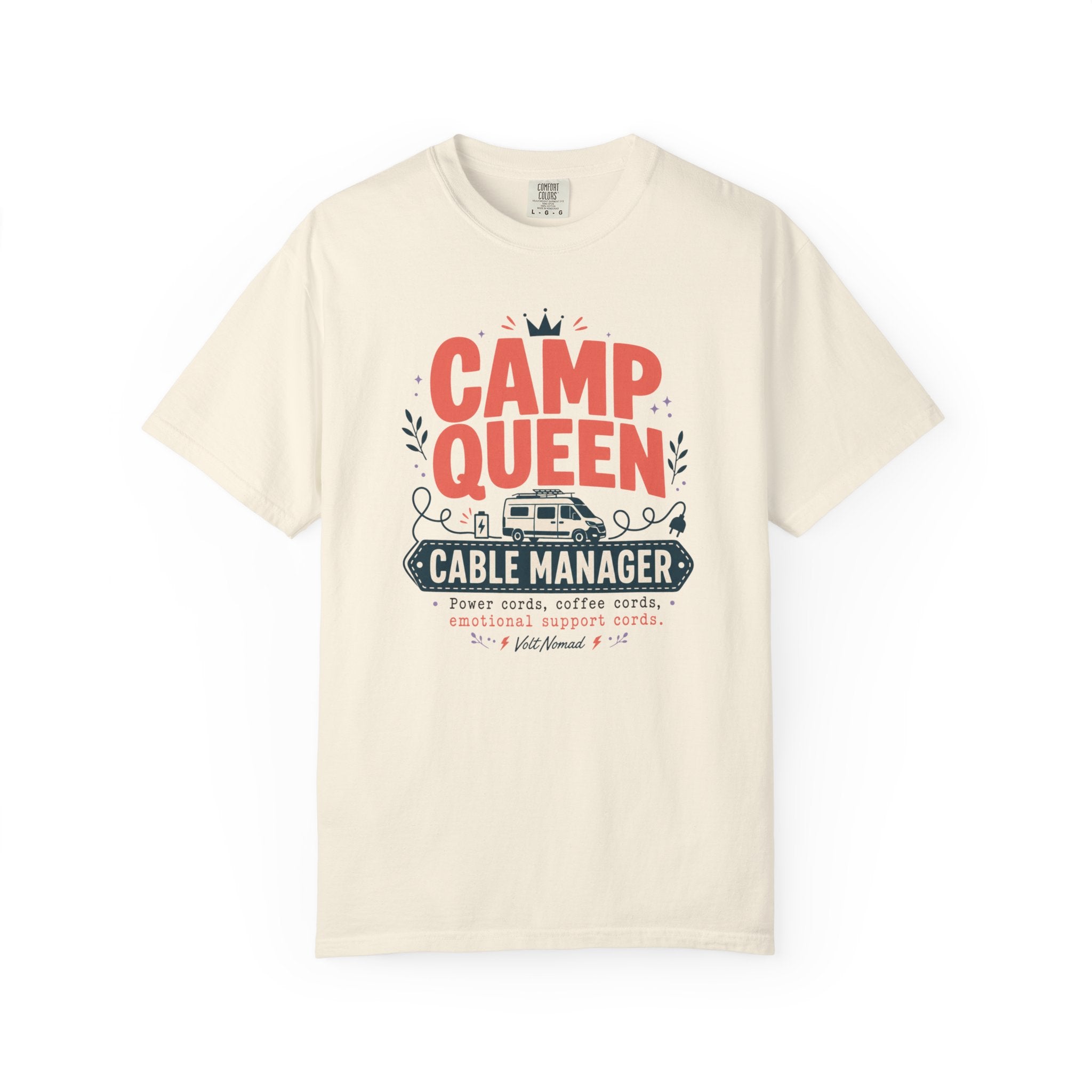 Camp Queen Cable Manager - T-Shirt