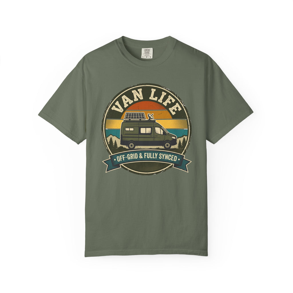Van Life Offgrid And Fully Synced - T-Shirt