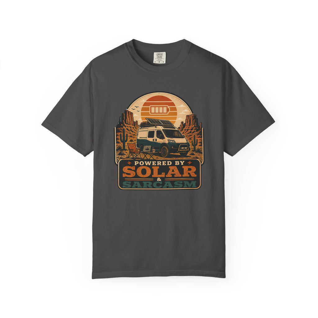 Powered By Solar and Sarcasm - T-Shirt