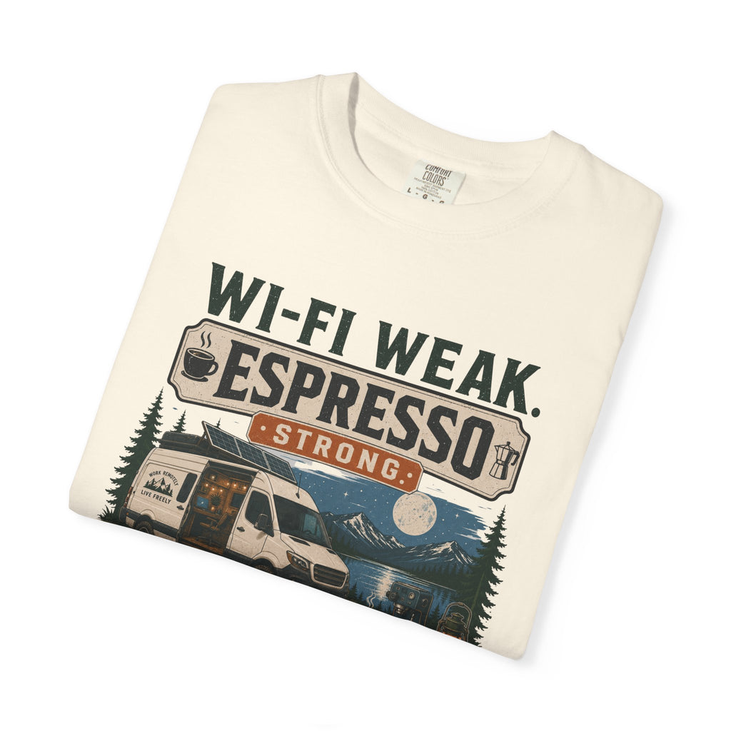 Wi-Fi Weak Espresso Strong - T-Shirt