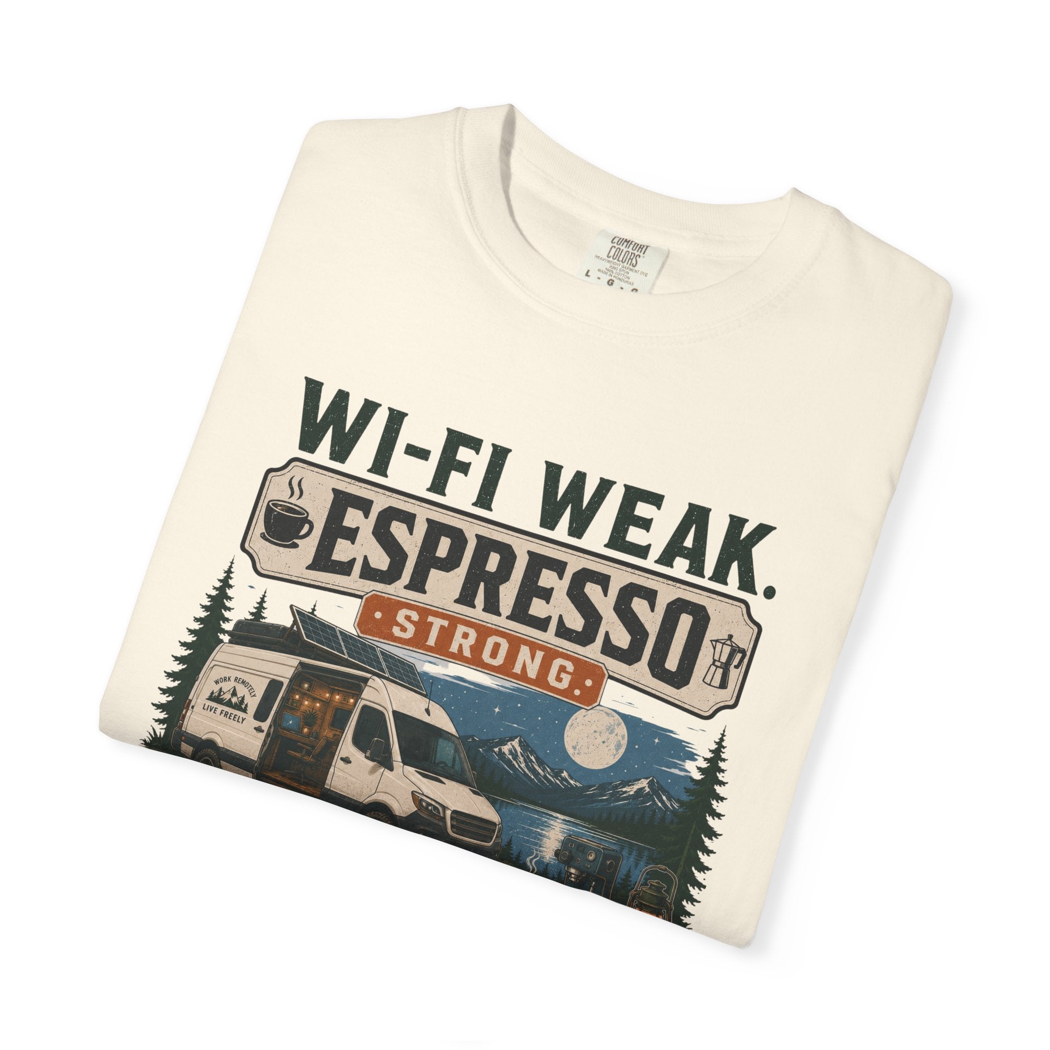 Wi-Fi Weak Espresso Strong - T-Shirt