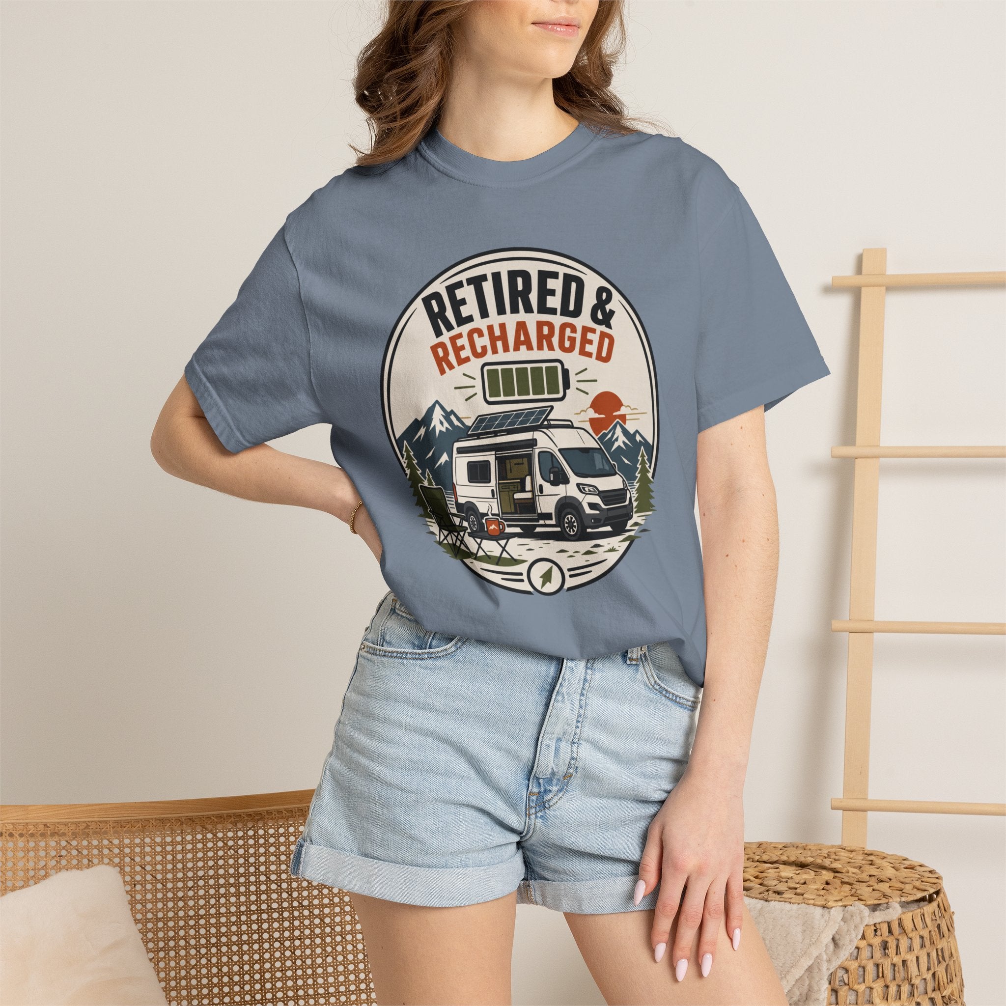 Retired And Recharged - T-Shirt