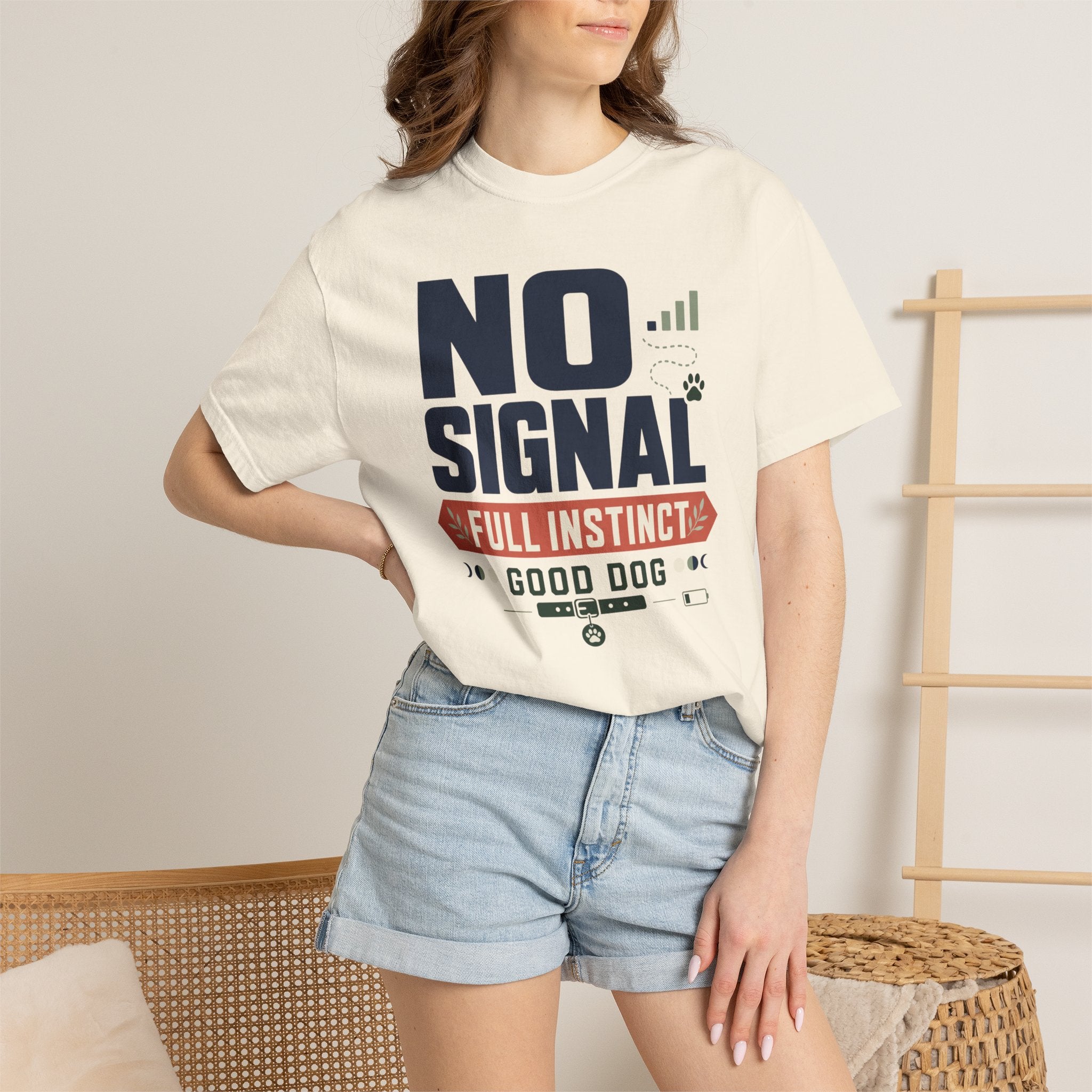 No Signal Full Instinct Good Dog - T-Shirt