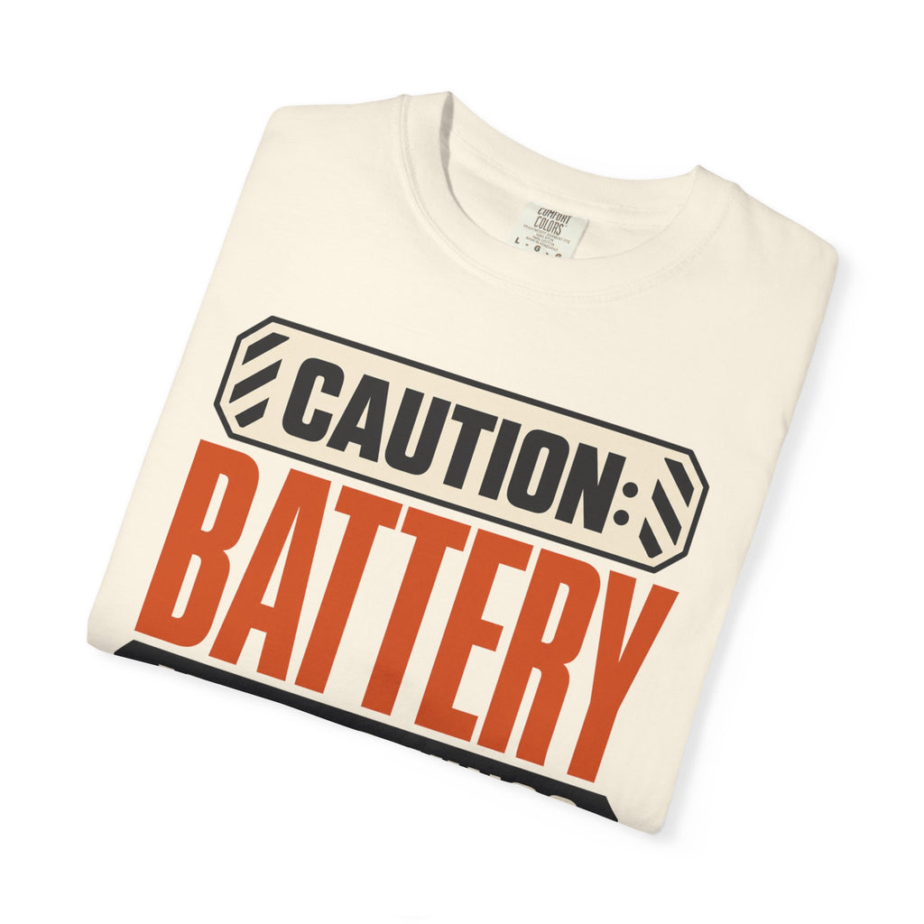 Caution Battery Mood Swings - T-Shirt