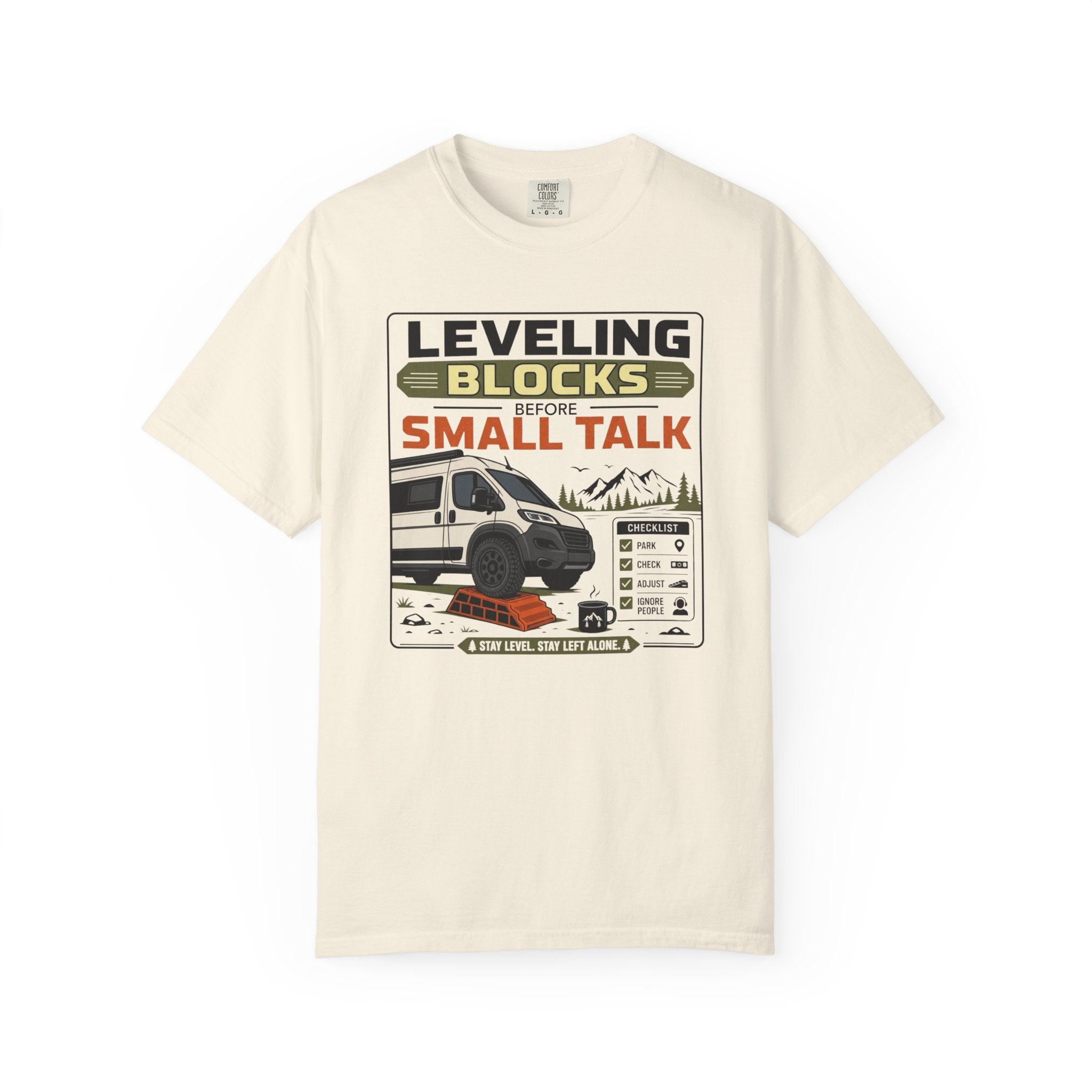 Leveling Blocks Before Small Talk - T-Shirt