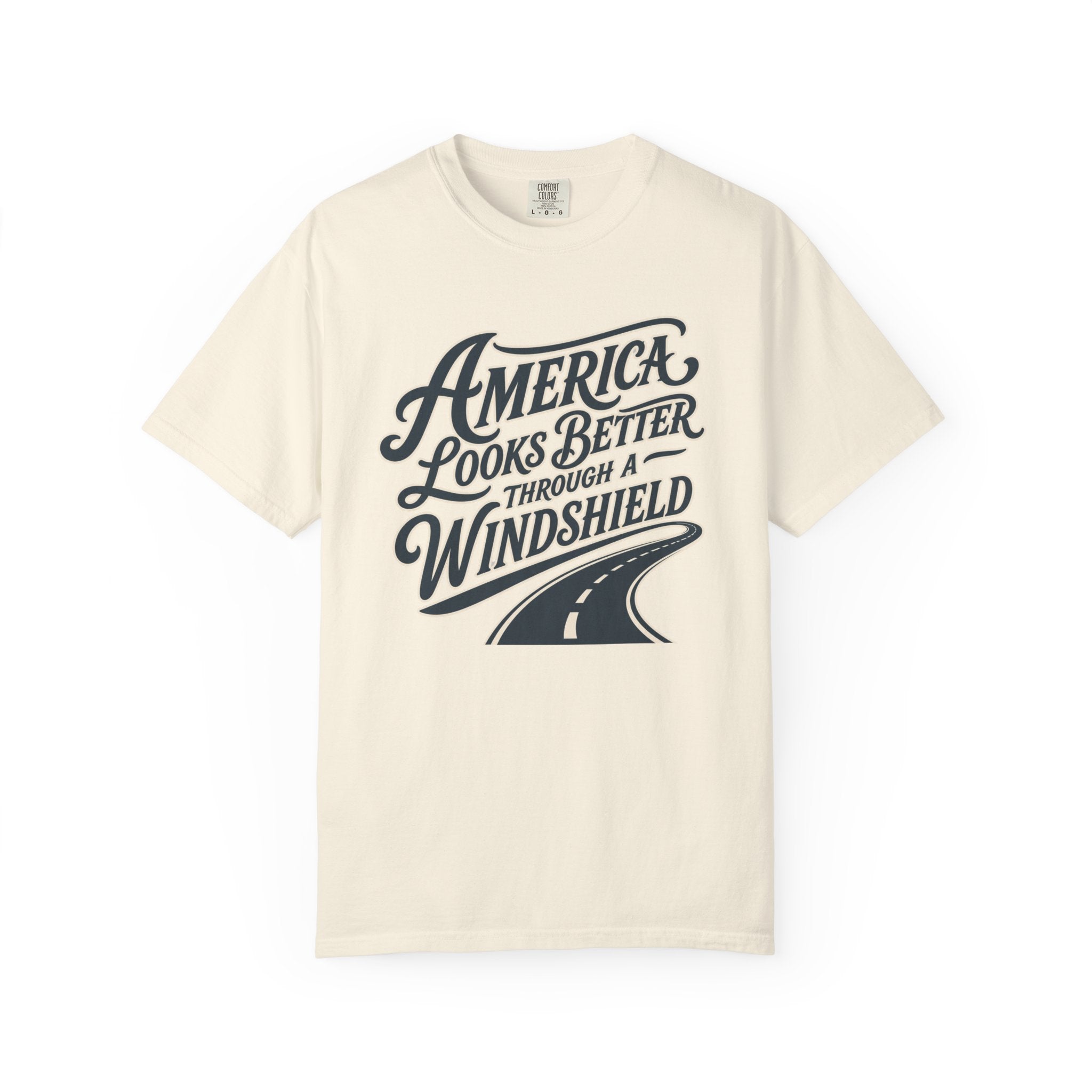 America Looks Better Through A Windshield - T-Shirt