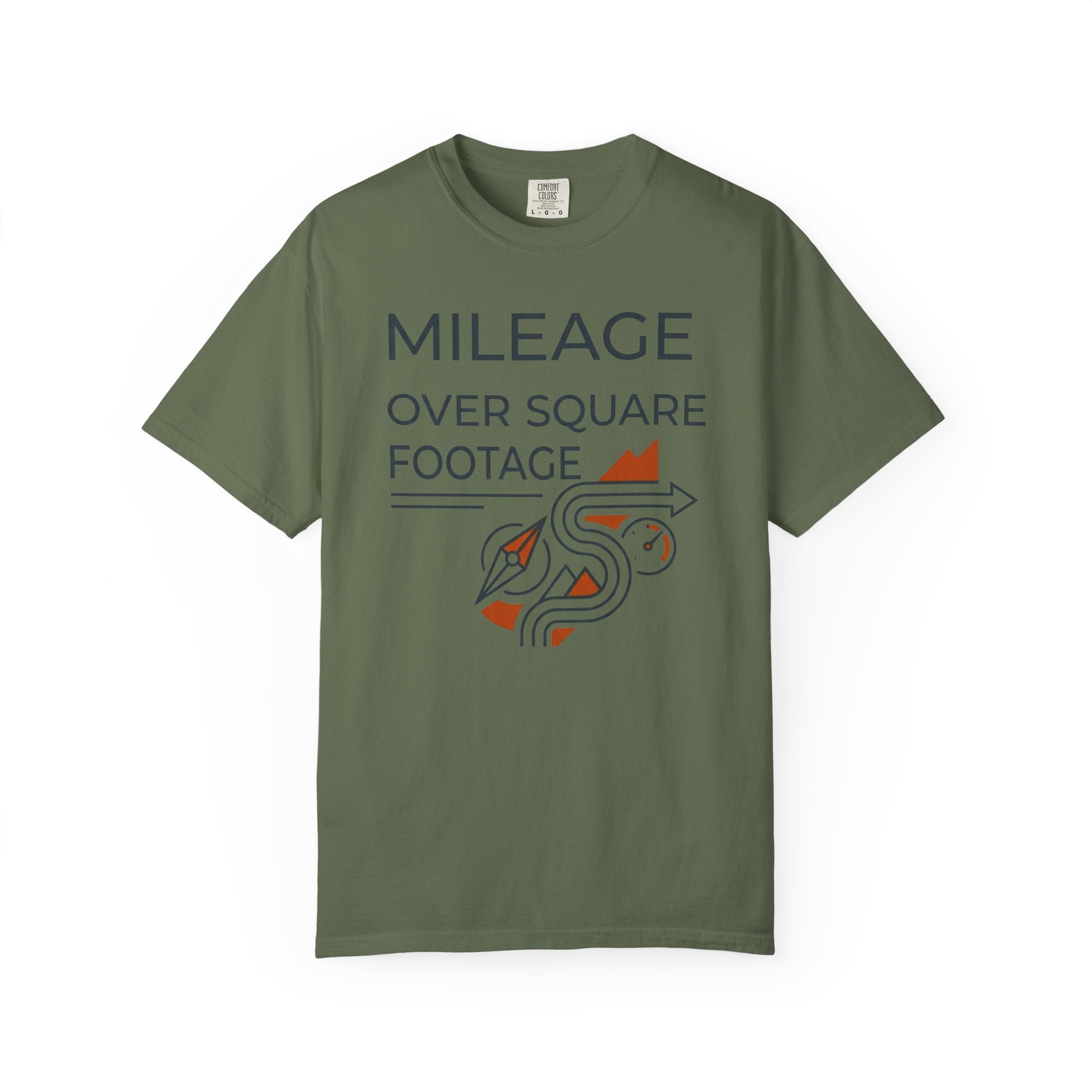 Mileage Over Square Footage - T-Shirt