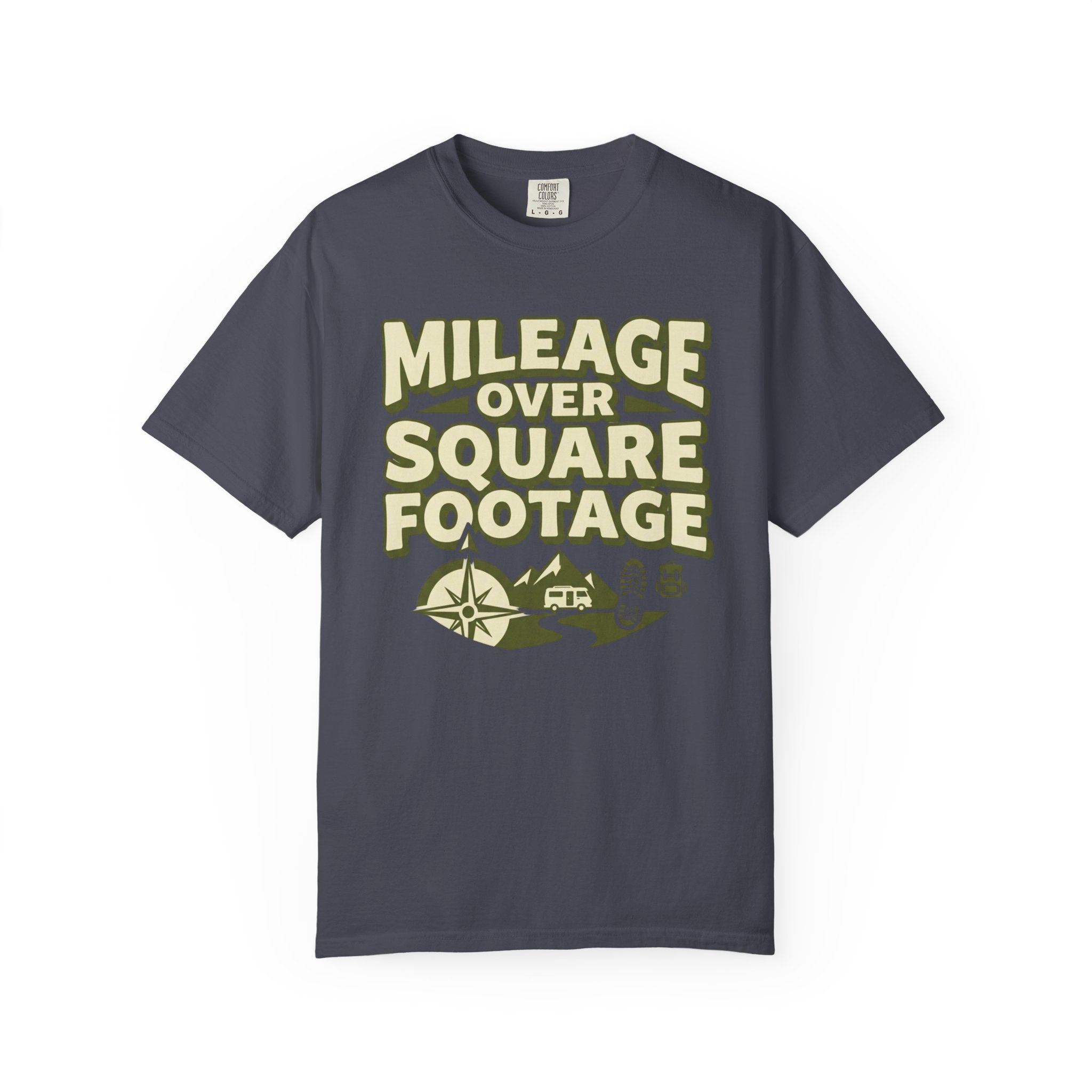 Mileage Over Square Footage - T-Shirt