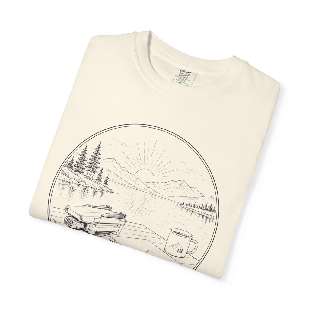 Launch Drone Before Coffee Gets Cold - T-Shirt