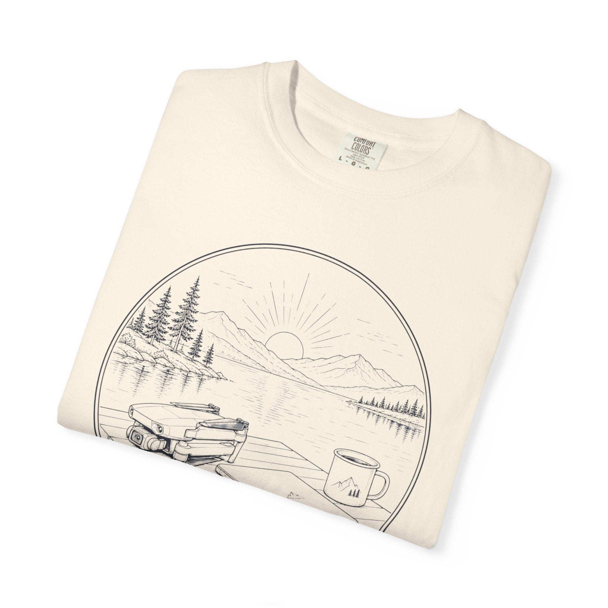 Launch Drone Before Coffee Gets Cold - T-Shirt