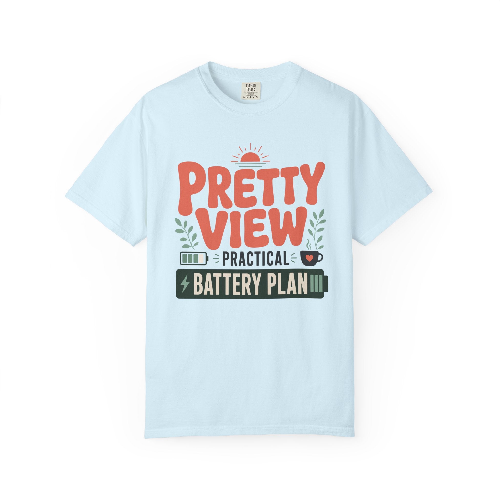 Pretty View Practical Battery Plan - T-Shirt