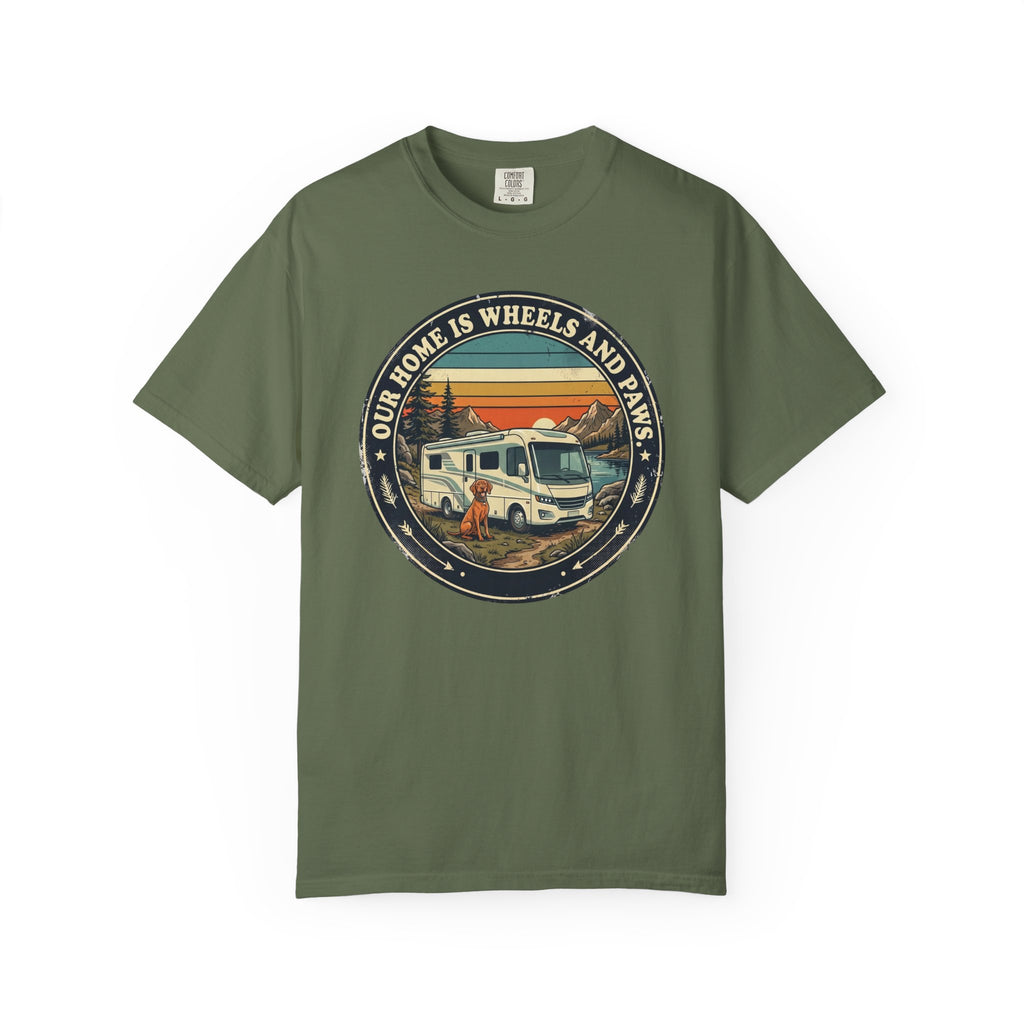 Our Home Is Wheels And Paws - T-Shirt