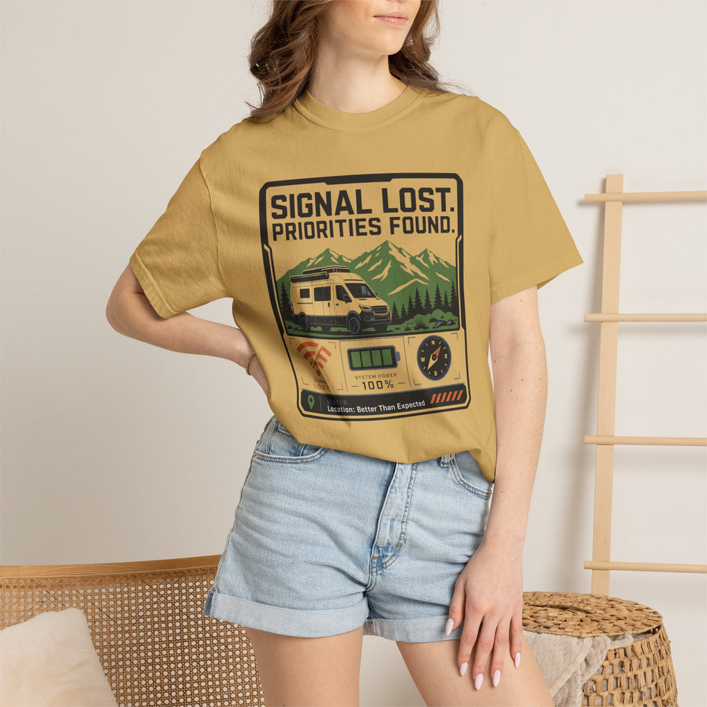 Signal Lost Priorities Found - T-Shirt